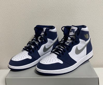 Nike Air Jordan 1 High OG CO.JP "White/Midnight Navy" (2020)(ブリーフケースなし)