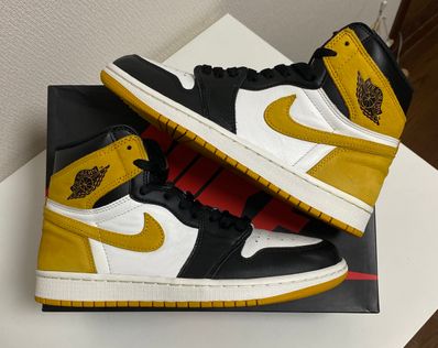 Nike Air Jordan 1 Retro High OG "Black Toe/Yellow Ochre"