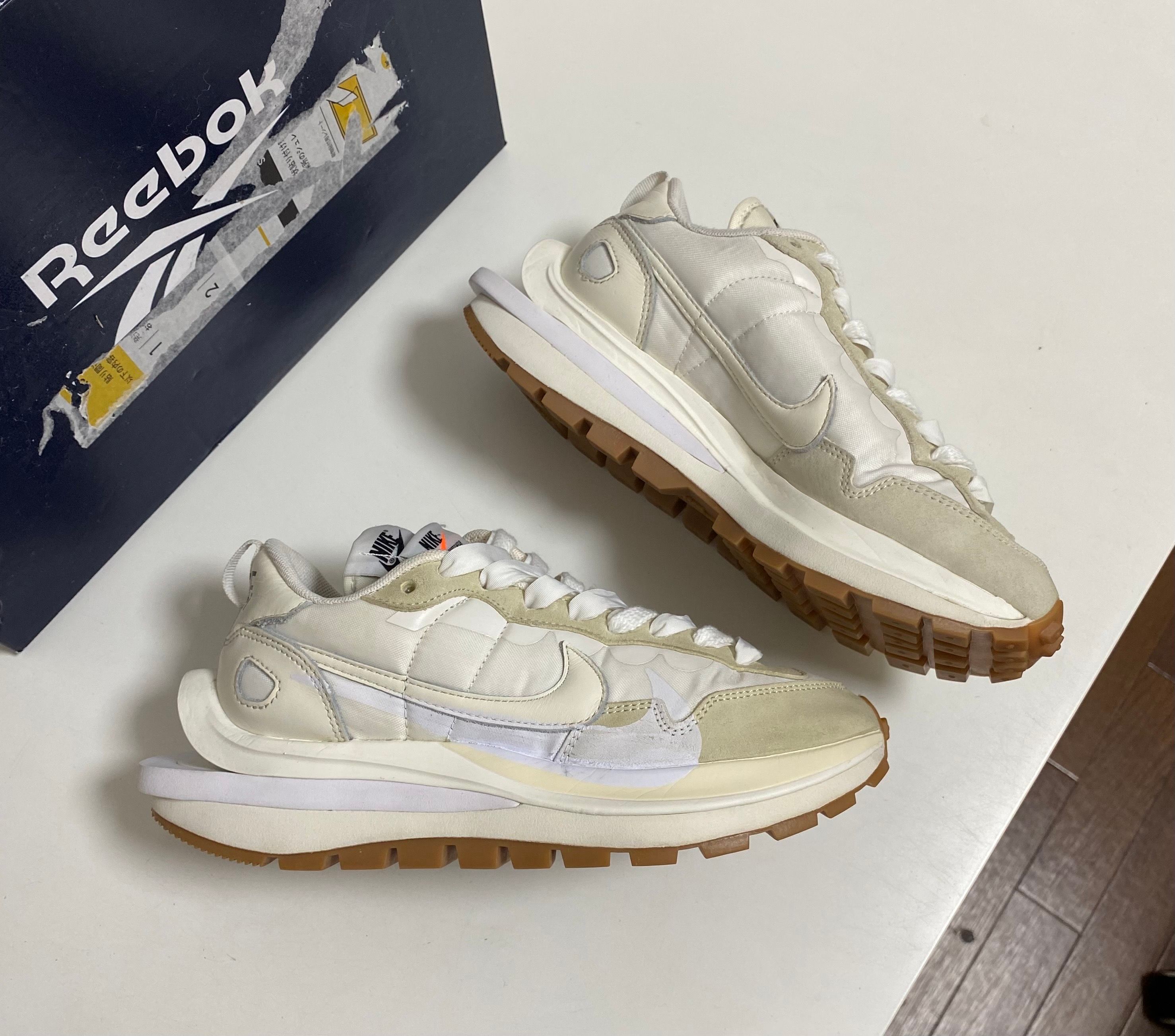 sacai × Nike Vapor Waffle "White Gum"