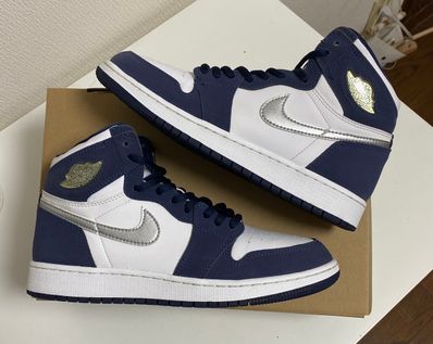 Nike GS Air Jordan 1 High OG CO.JP "Midnight Navy" (2020)(ブリーフケースなし)