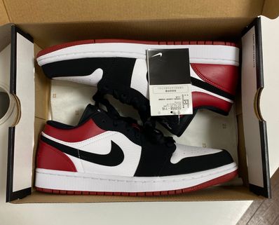 Nike Air Jordan 1 Low "Black Toe"
