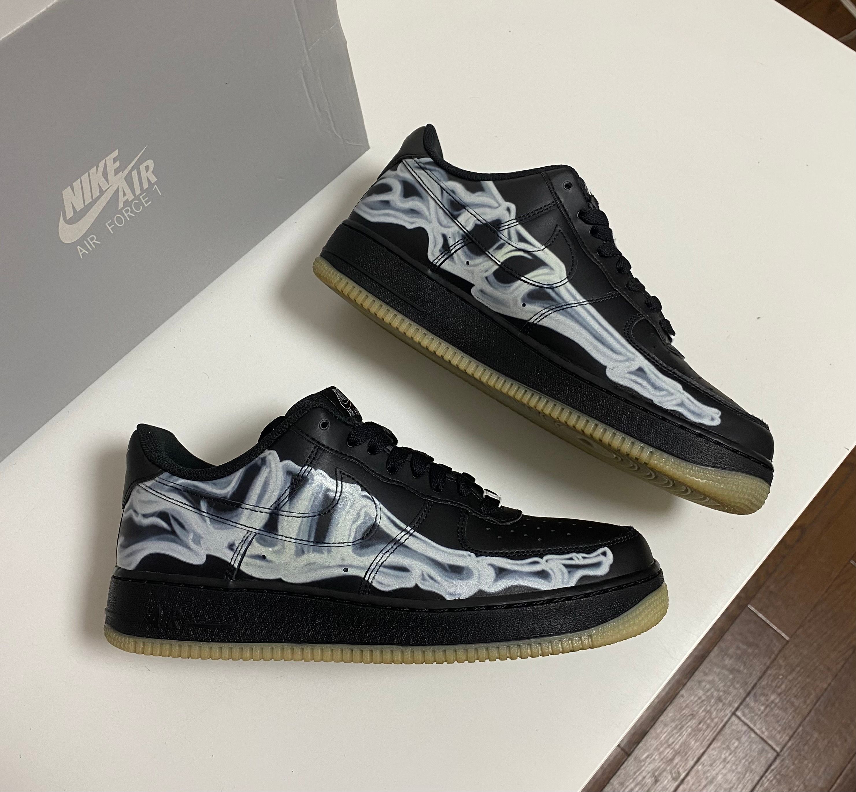 Nike Air Force 1 Low "Black Skeleton"