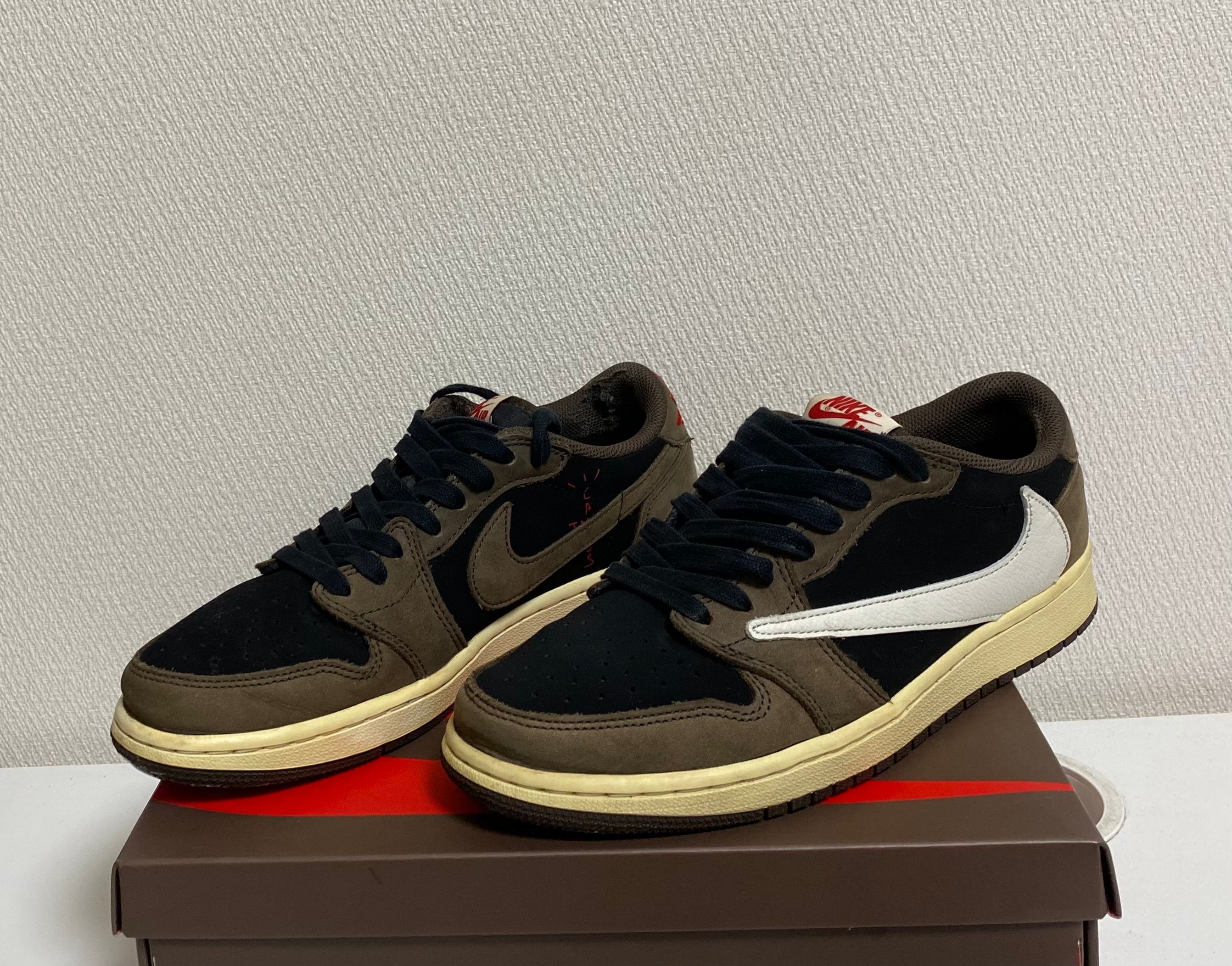 Travis Scott × Nike Air Jordan 1 Low OG SP-T "Black/Dark Mocha"