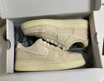 Stussy × Nike Air Force 1 Low "Fossil Stone"