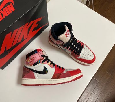 Spider-Man × Nike Air Jordan 1 Retro High OG SP "Spider-Man: Across the Spider-Verse/University Red"