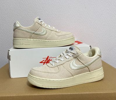 Stussy × Nike Air Force 1 Low "Fossil Stone"