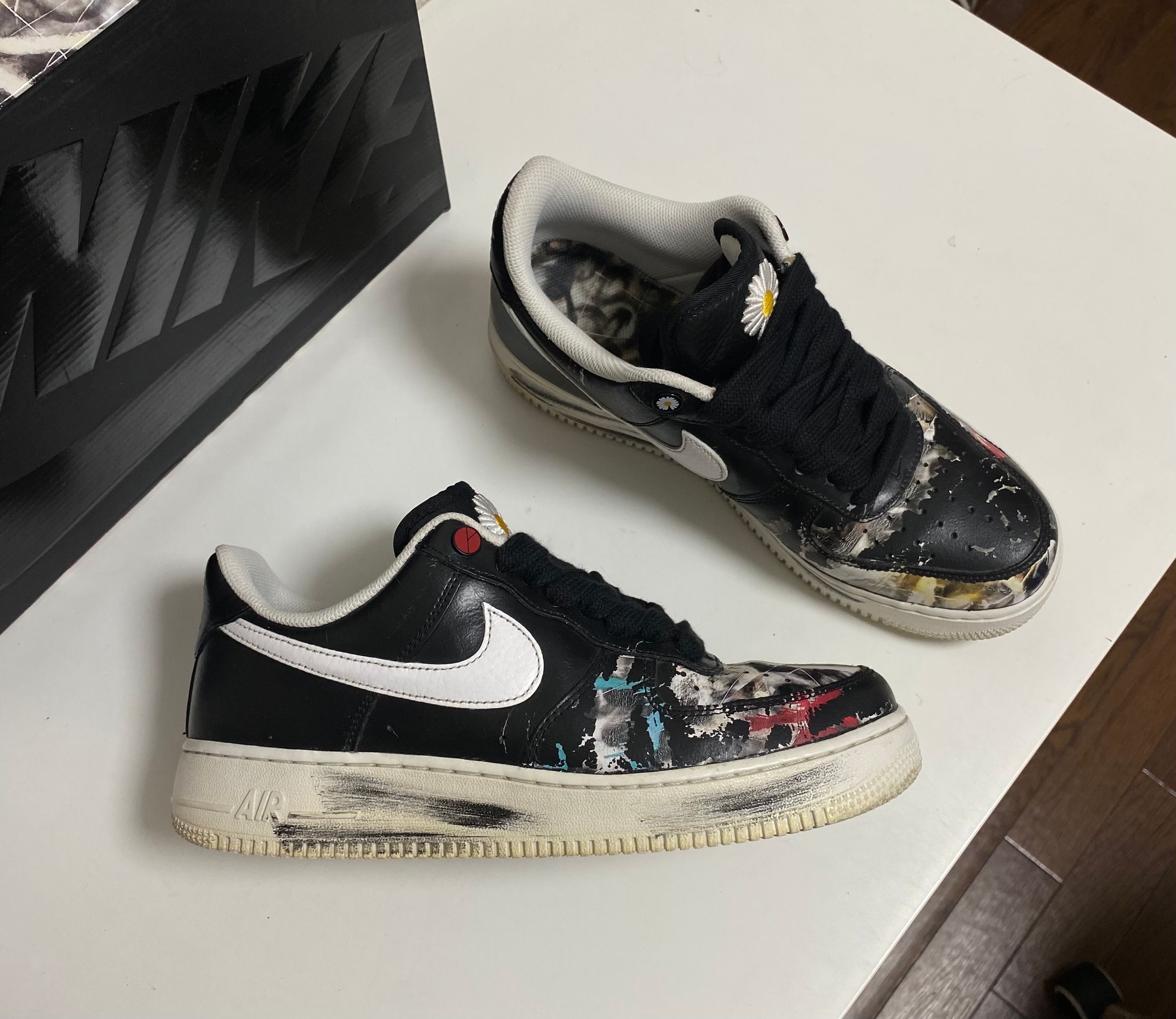 PEACEMINUSONE × Nike Air Force 1 Low Para Noise "Black" / G-DRAGON