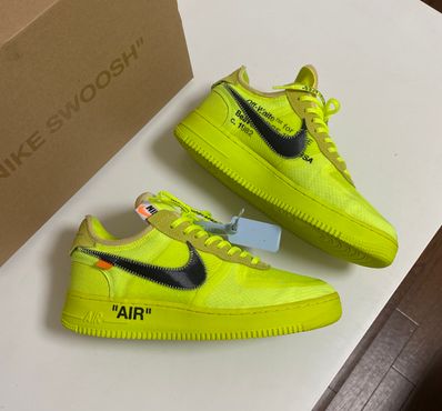 Off-White × Nike Air Force 1 Low "Volt"