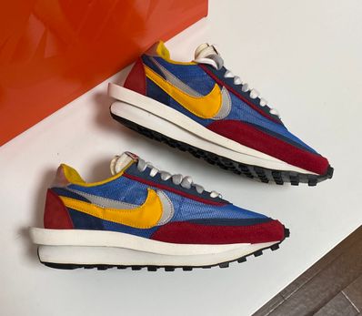 sacai × Nike LDV Waffle "Red/Blue"