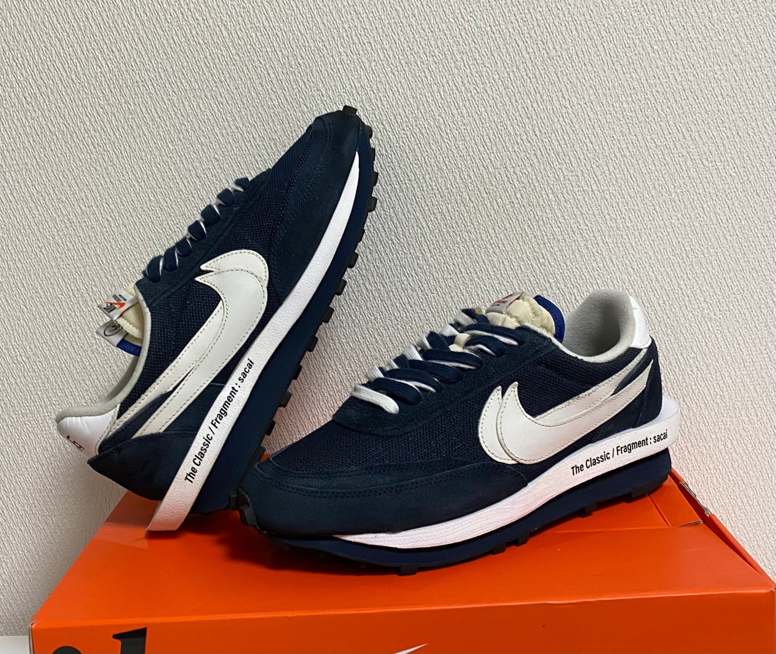 Fragment × sacai × Nike LD Waffle "Blackended Blue"