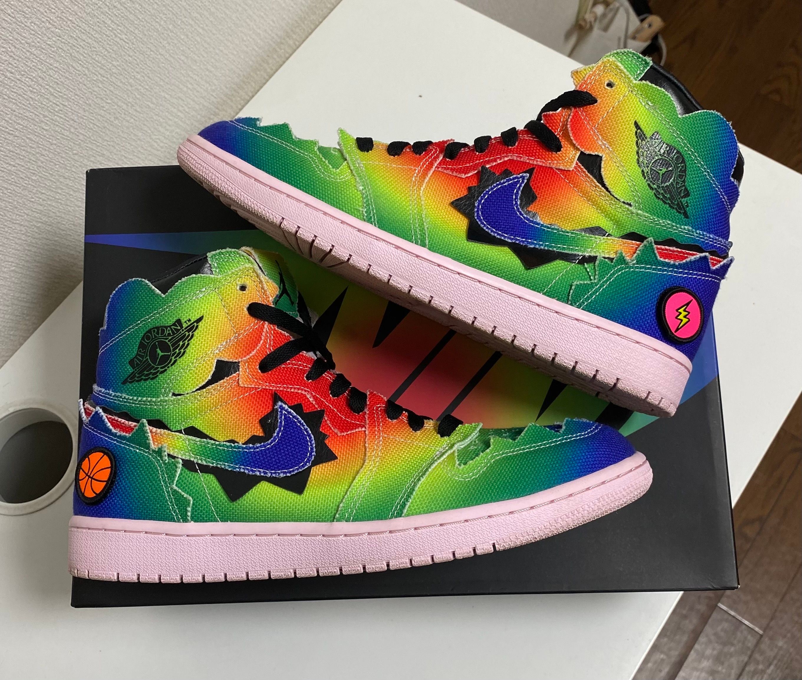 J Balvin × Nike Air Jordan 1 High OG "Rainbow"
