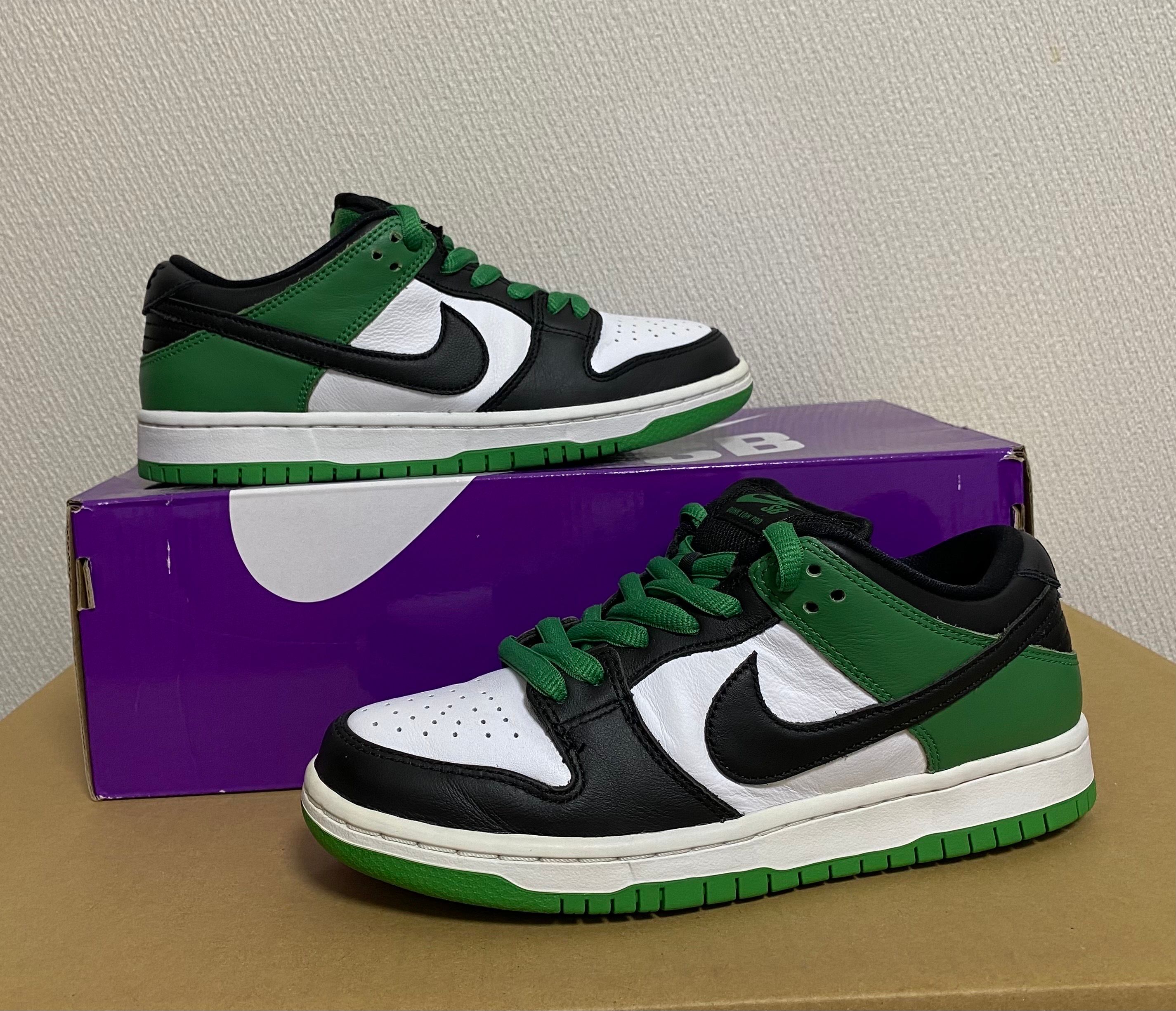 Nike SB Dunk Low Pro "Black and Classic Green"