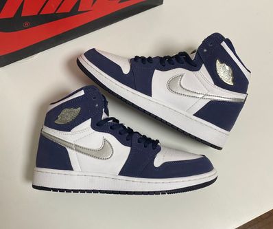 Nike GS Air Jordan 1 High OG CO.JP "Midnight Navy" (2020)(ブリーフケースなし)