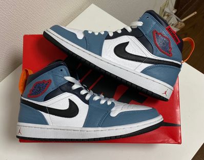 FACETASM × Nike Air Jordan 1 Mid "White/Navy"