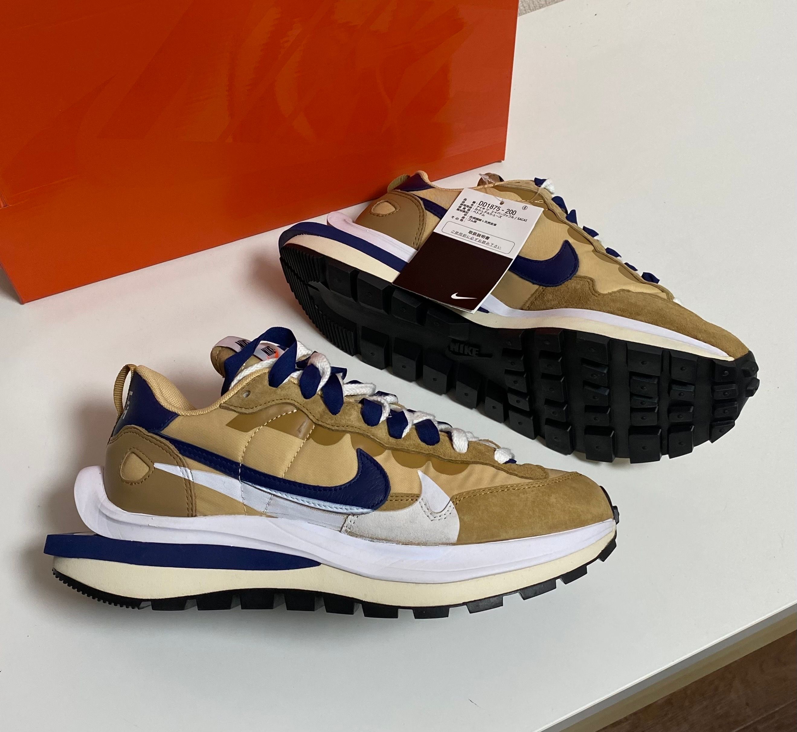 Sacai × Nike Vapor Waffle "Sesame And Blue Void"