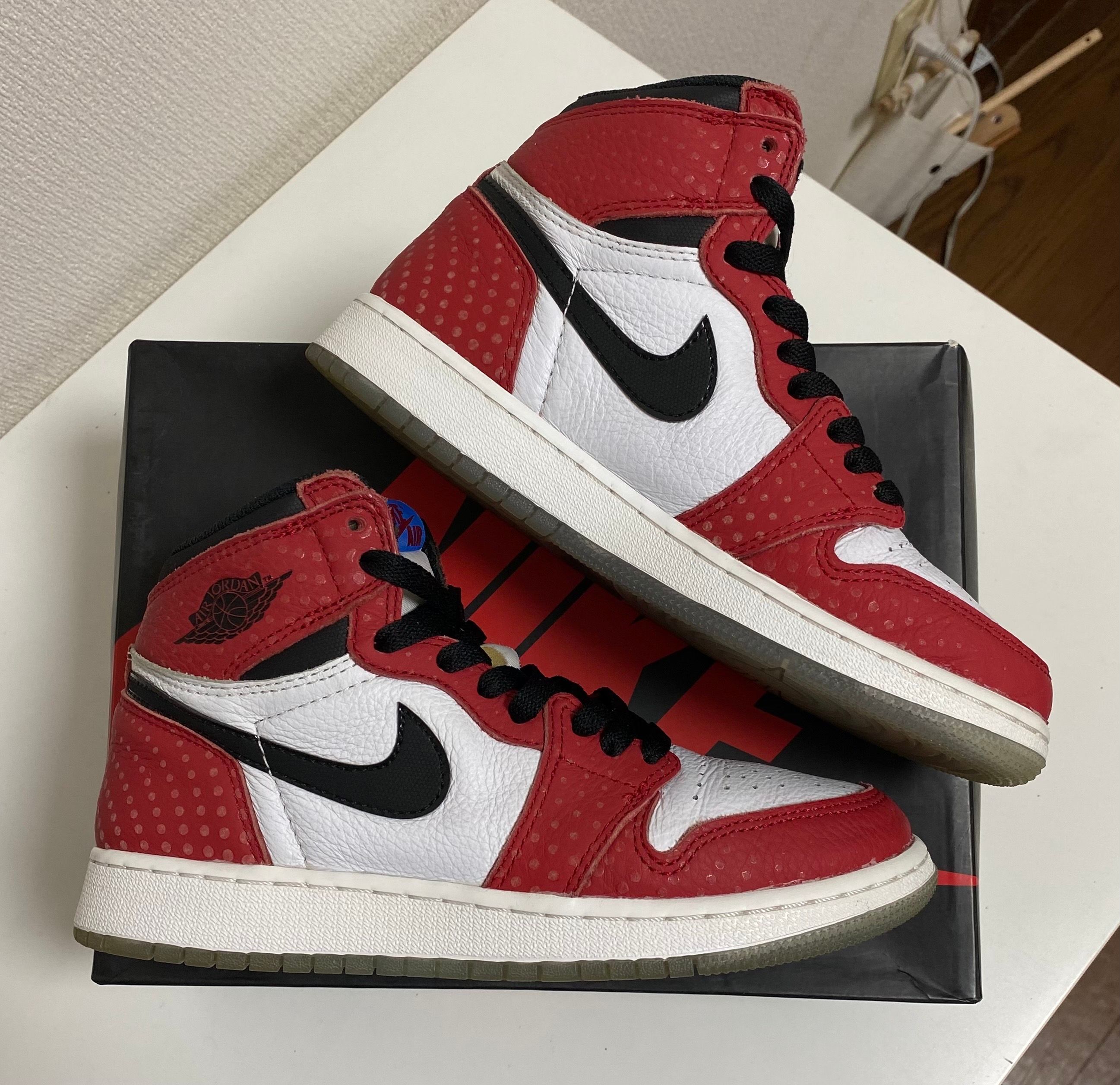 Nike GS Air Jordan 1 Retro High "Spider-Man Origin Story"