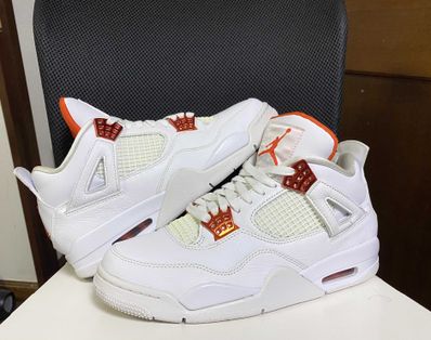 Nike Air Jordan 4 Retro "White/Team Orange"
