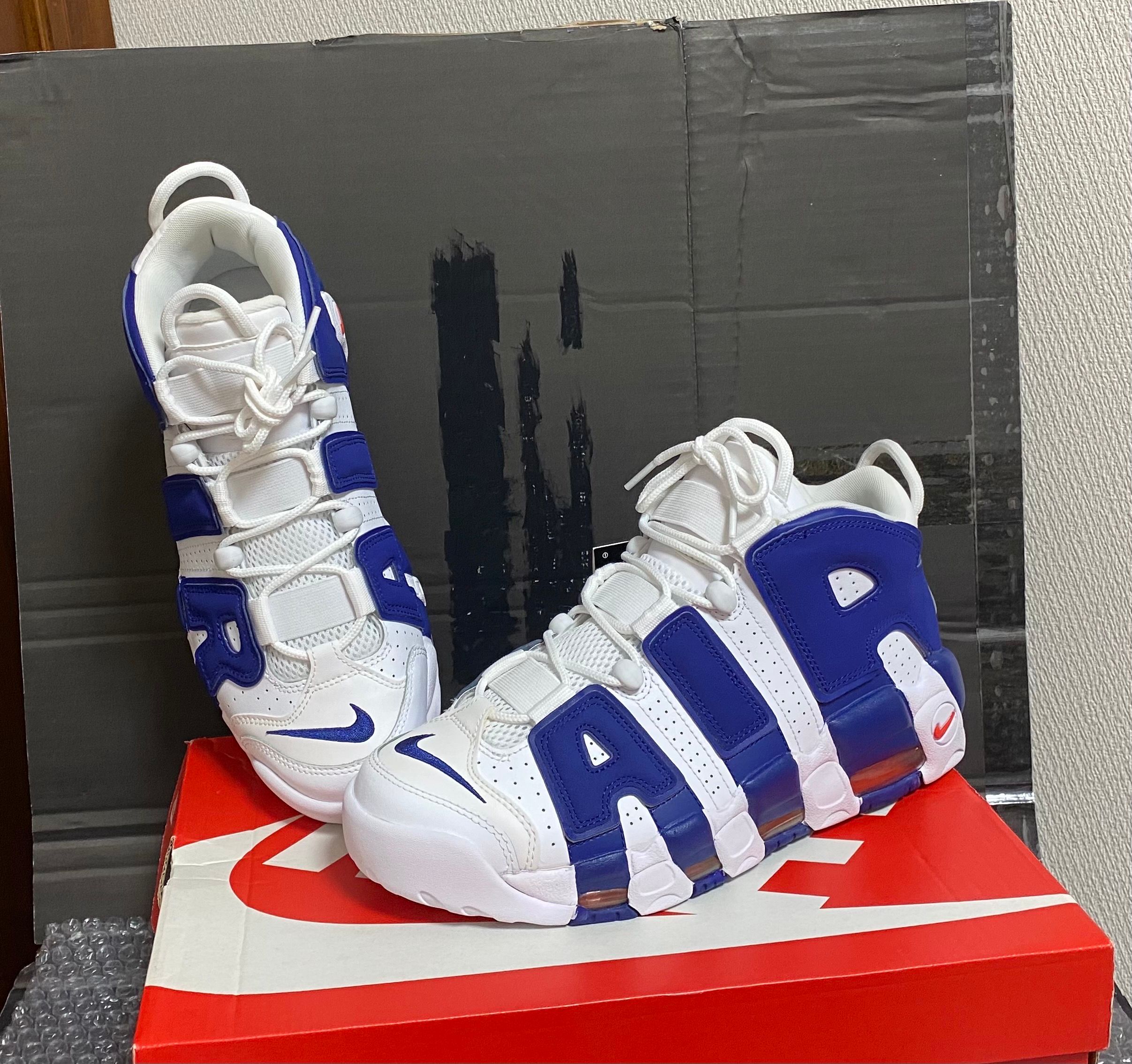 NIKE AIR MORE UPTEMPO 96 "WHITE/DEEP ROYAL BLUE"