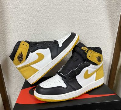 Nike Air Jordan 1 Retro High OG "Black Toe/Yellow Ochre"