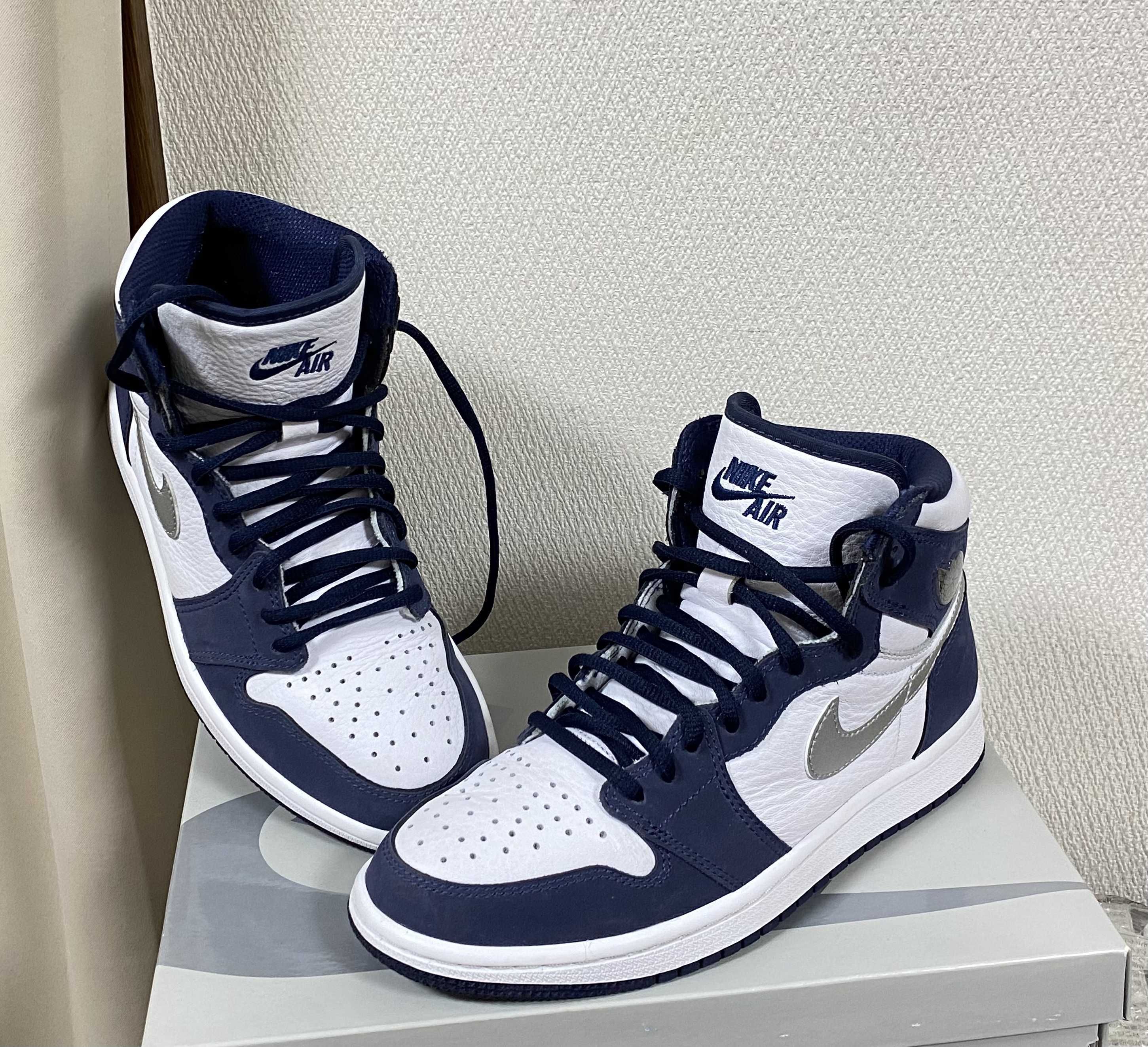 Nike Air Jordan 1 High OG CO.JP "White/Midnight Navy" (2020)(ブリーフケースなし)