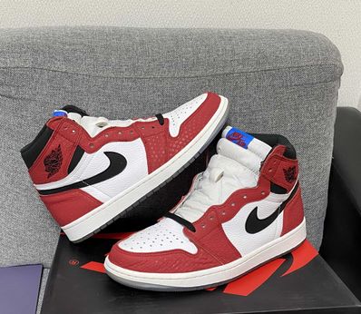 Spiderman × Nike Air Jordan 1 Origin Story "Gym Red/White/Photo Blue/Black"