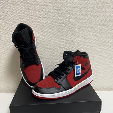 NIKE AIR JORDAN 1 MID "GYM RED BLACK"