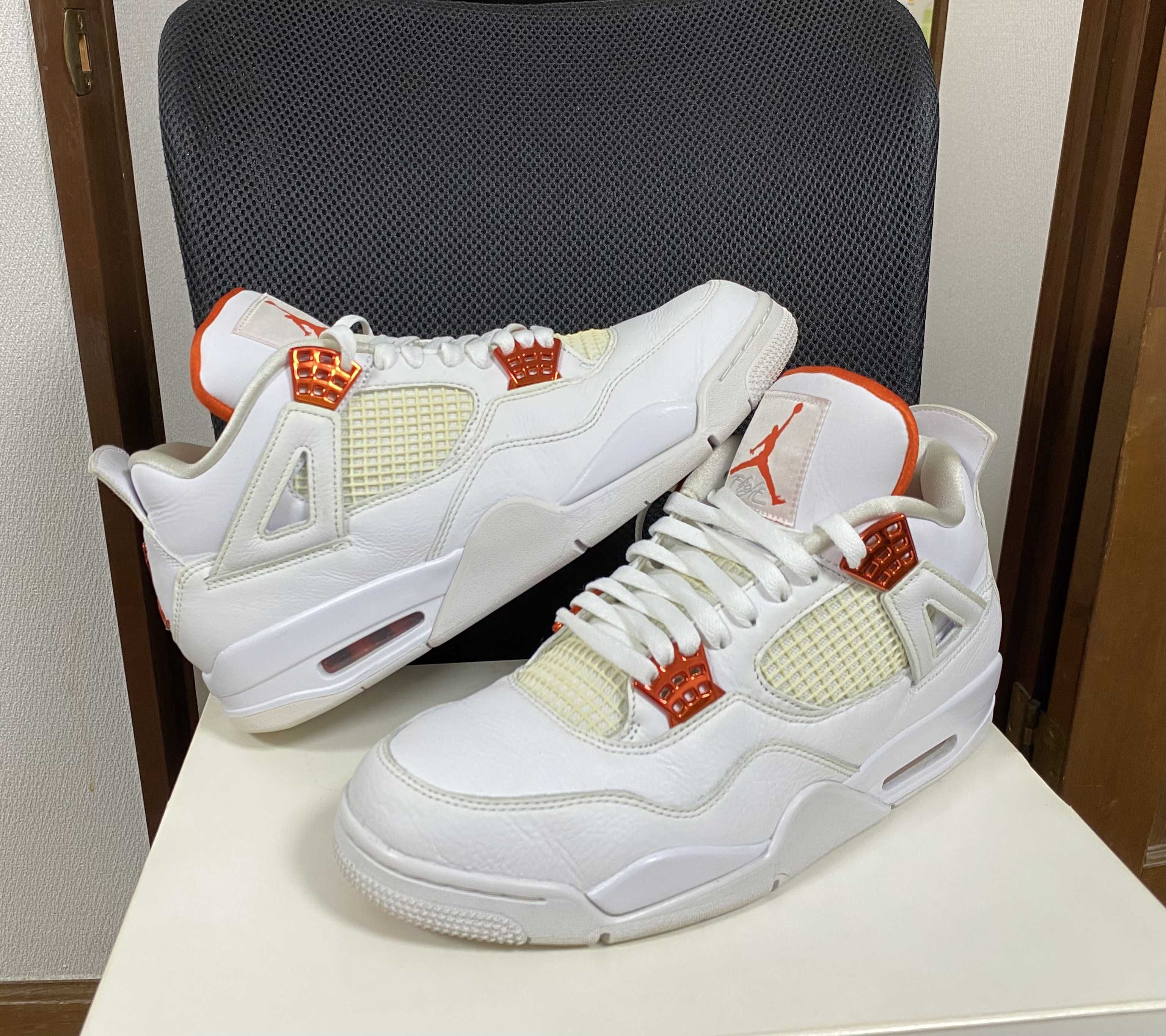Nike Air Jordan 4 Retro "White/Team Orange"