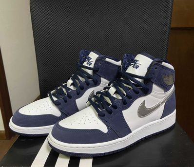 Nike GS Air Jordan 1 High OG CO.JP "Midnight Navy" (2020)(ブリーフケースなし)