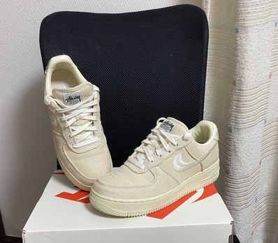 Stussy × Nike Air Force 1 Low "Fossil Stone"