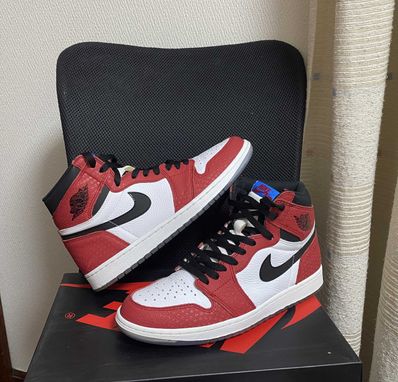 Spiderman × Nike Air Jordan 1 Origin Story "Gym Red/White/Photo Blue/Black"