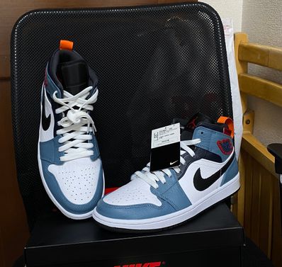 FACETASM × Nike Air Jordan 1 Mid "White/Navy"