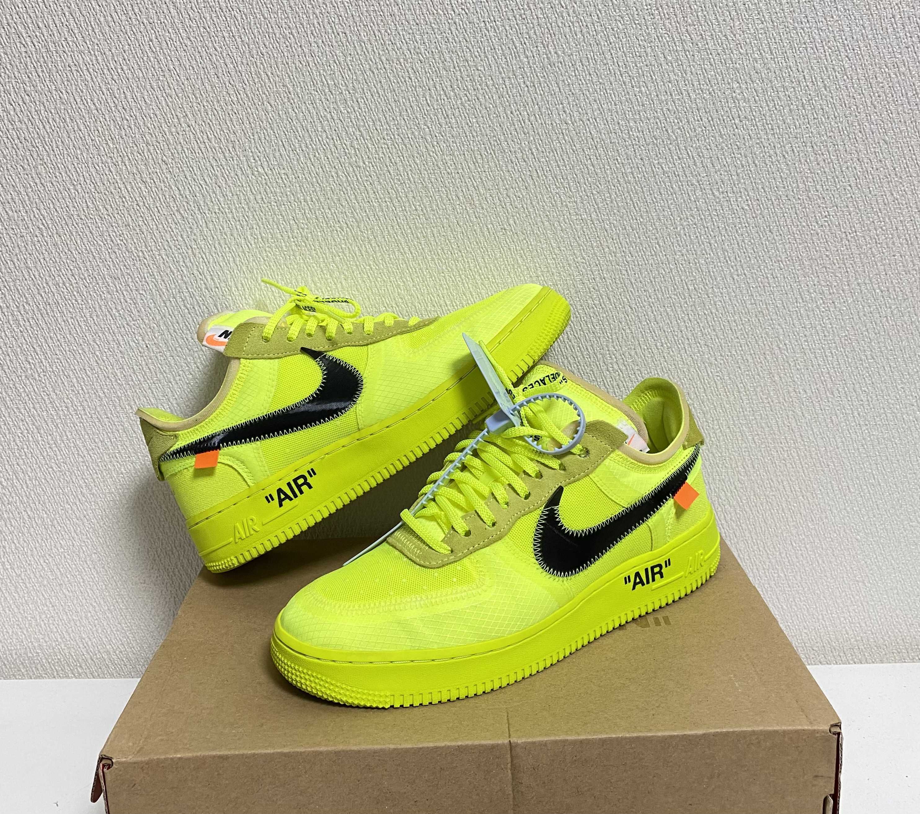 Off-White × Nike Air Force 1 Low "Volt"
