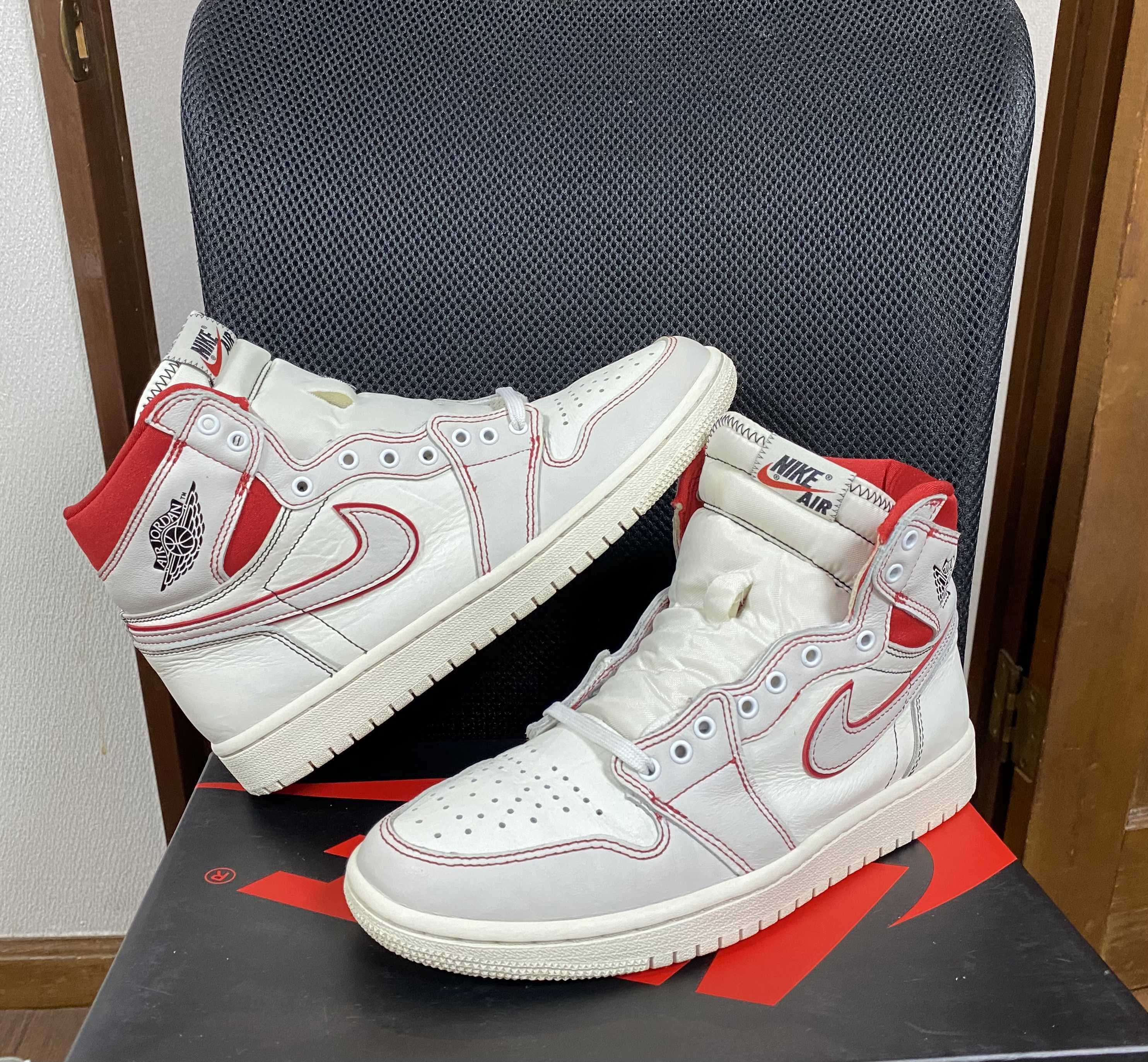 Nike Air Jordan 1 Retro High OG "Sail/University Red"     