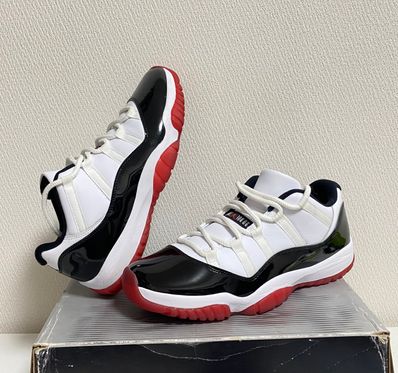 品質保証 美品 NIKEナイキ エアジョーダン11レトロLow ジムレッド