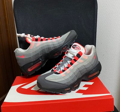 Nike Air Max 95 OG "White/Solar Red"