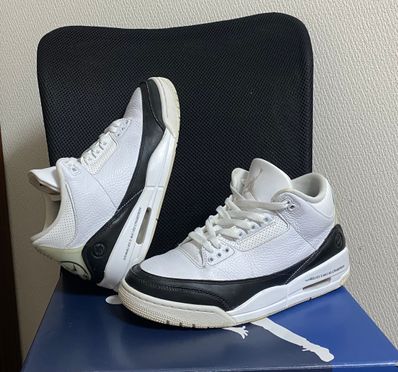 Fragment × Nike Air Jordan 3 "White/Black"