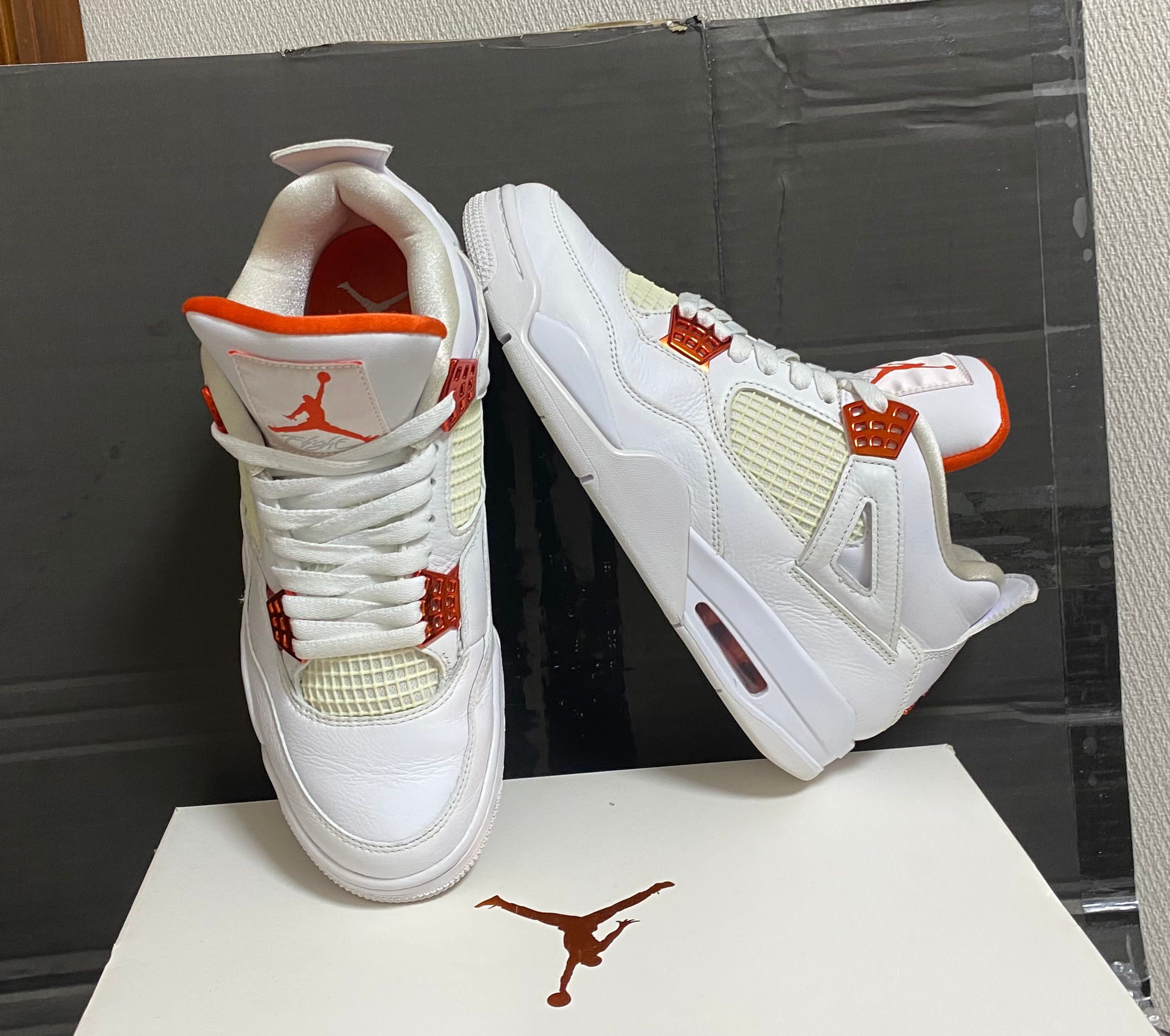 Nike Air Jordan 4 Retro "White/Team Orange"