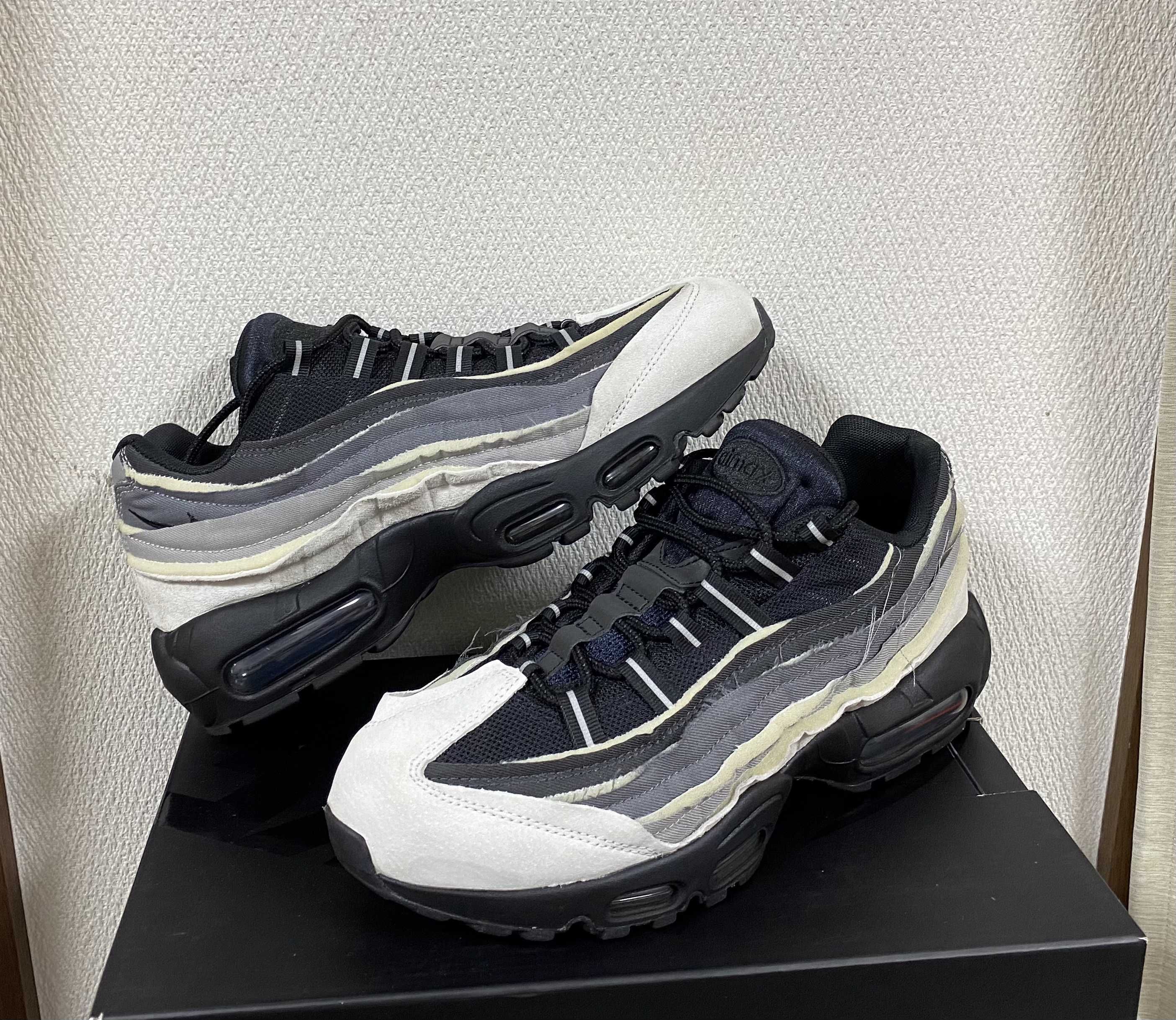 COMME des GARCONS × Nike Air Max 95 "Charcoal"
