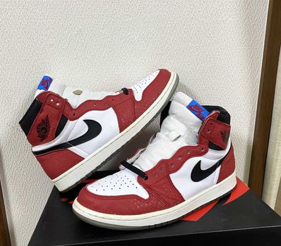 Spiderman × Nike Air Jordan 1 Origin Story "Gym Red/White/Photo Blue/Black"