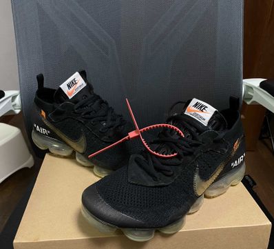 Off-White × Nike Air Vapormax "Black/Total Orange/Clear"