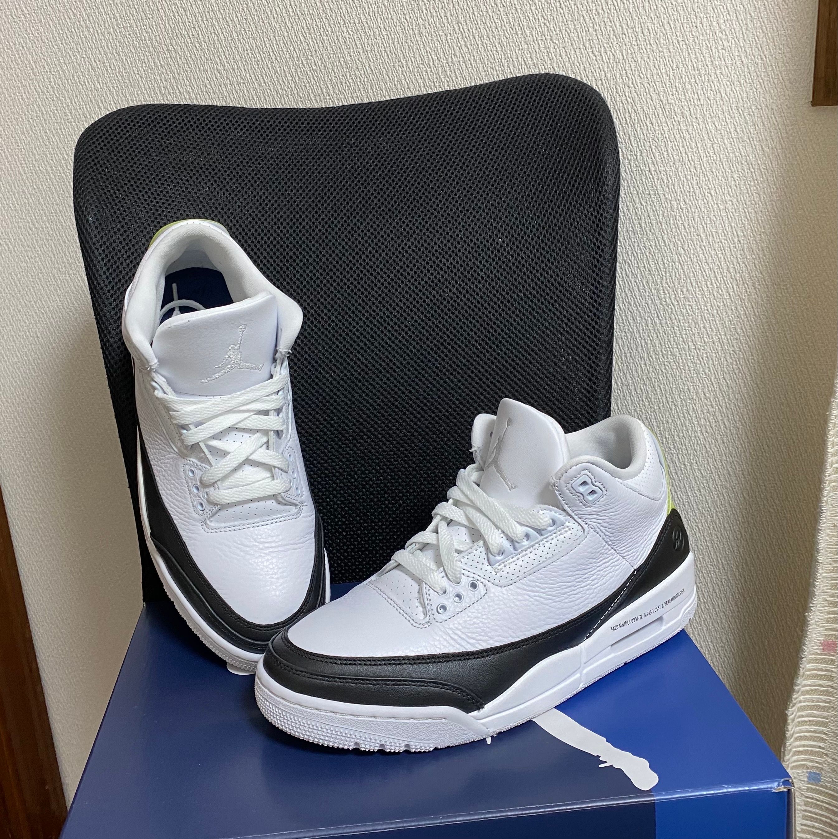 Fragment × Nike Air Jordan 3 "White/Black"