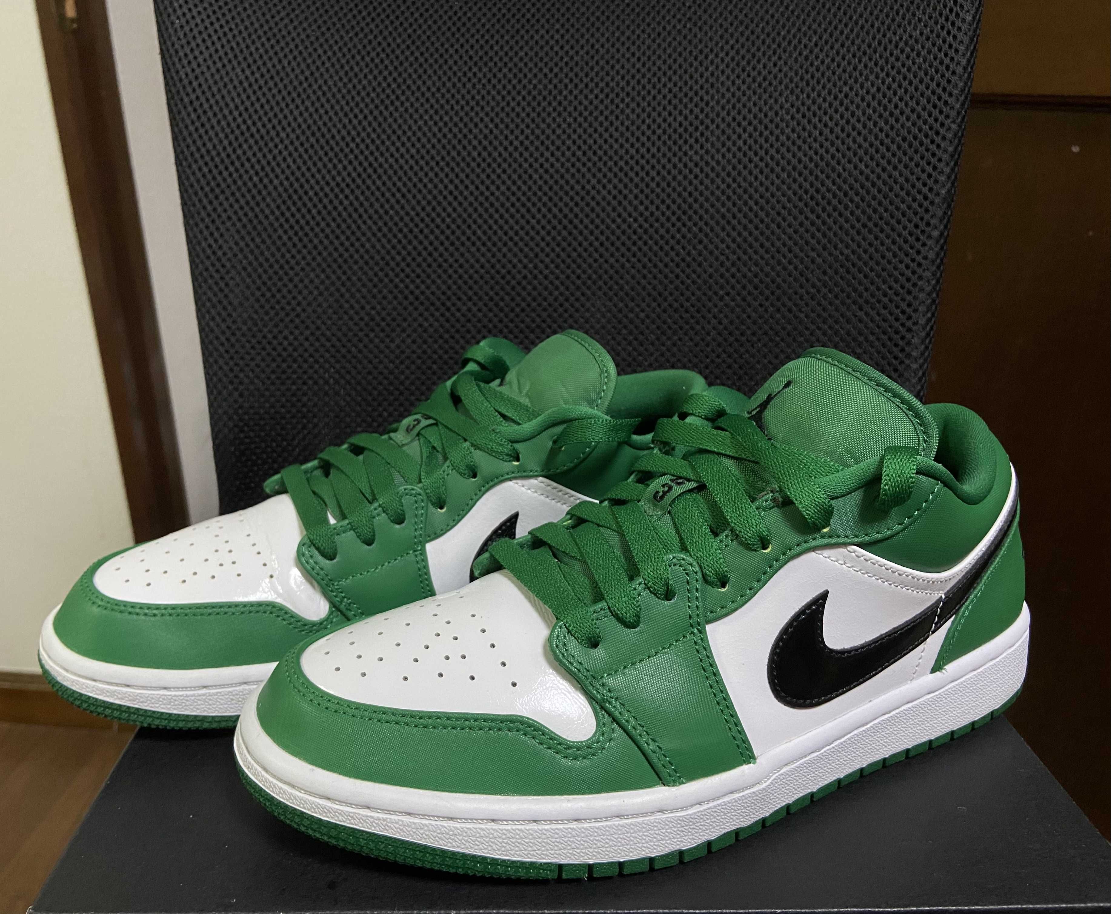 NIKE AIR JORDAN 1 LOW "PINE GREEN/WHITE"