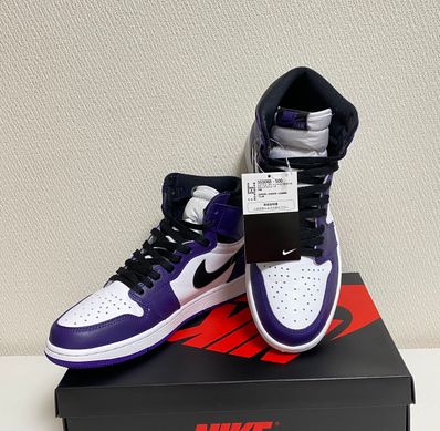 Nike Air Jordan 1 Retro High OG "Court Purple White/Black" (2020)