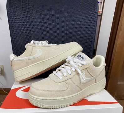 Stussy × Nike Air Force 1 Low "Fossil Stone"