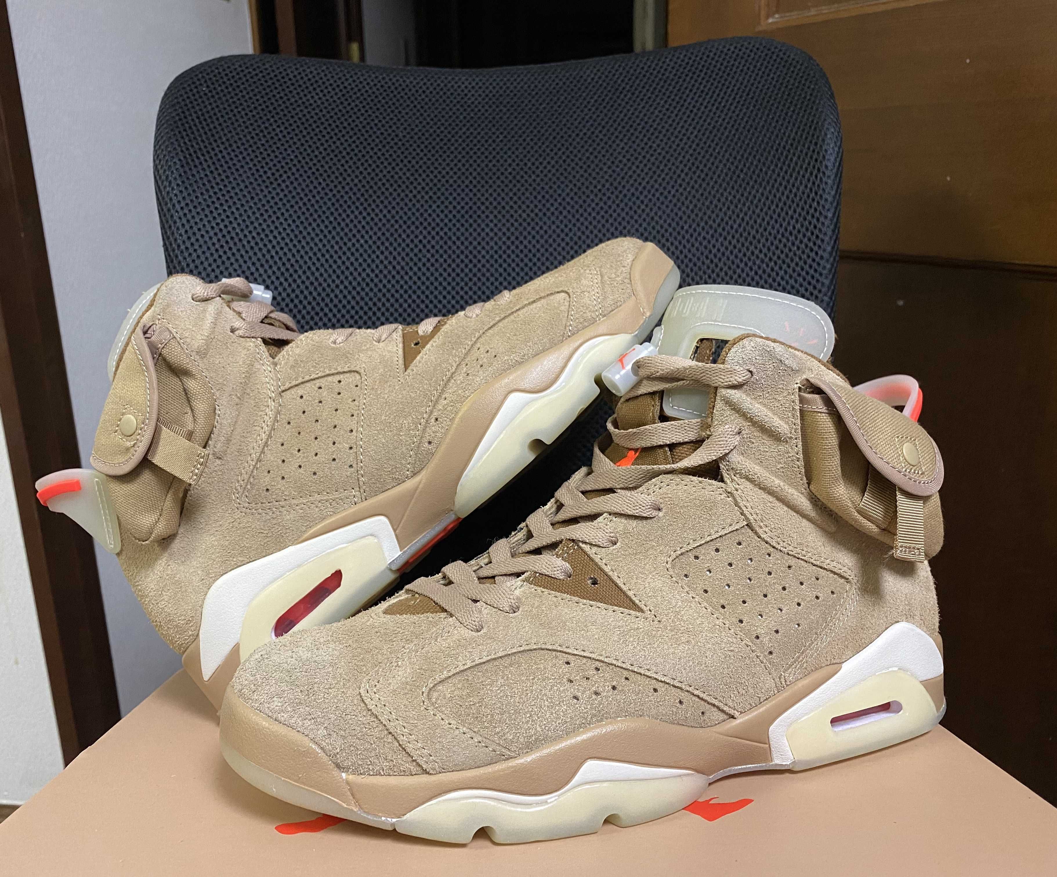 Travis Scott × Nike Air Jordan 6 "British Khaki"