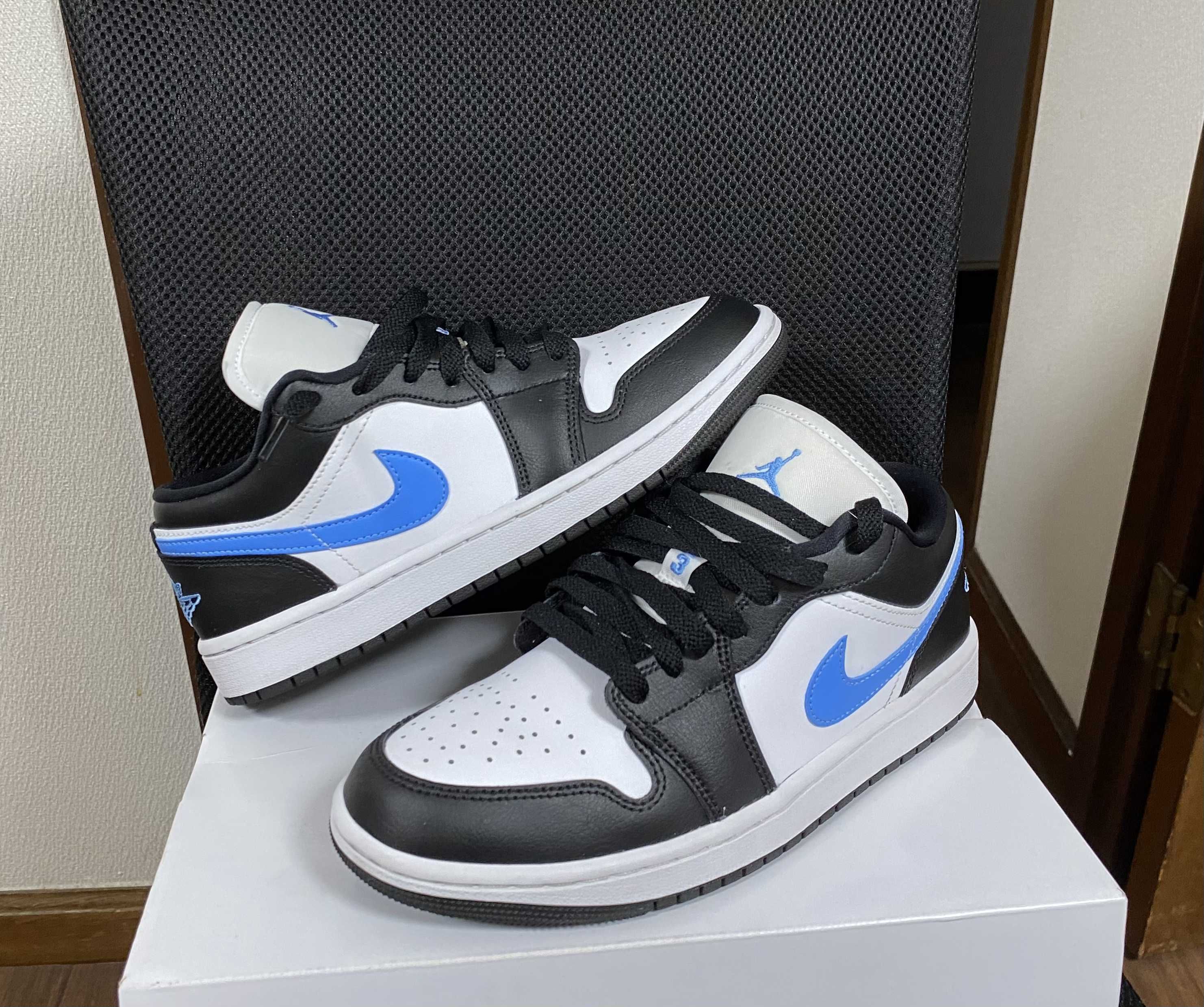 Nike Women's Air Jordan 1 Low "Black/University Blue"