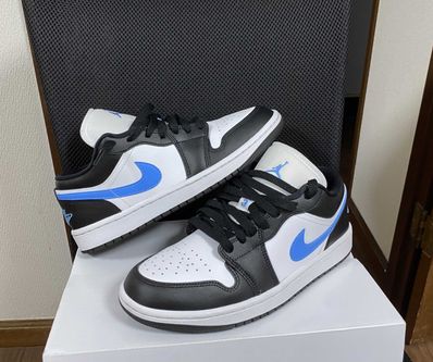 Nike Women's Air Jordan 1 Low "Black/University Blue"