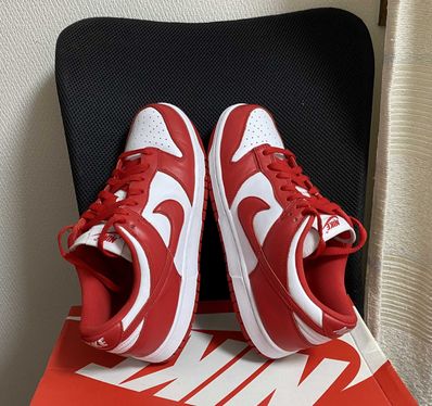 Nike Dunk Low SP "White and University Red"