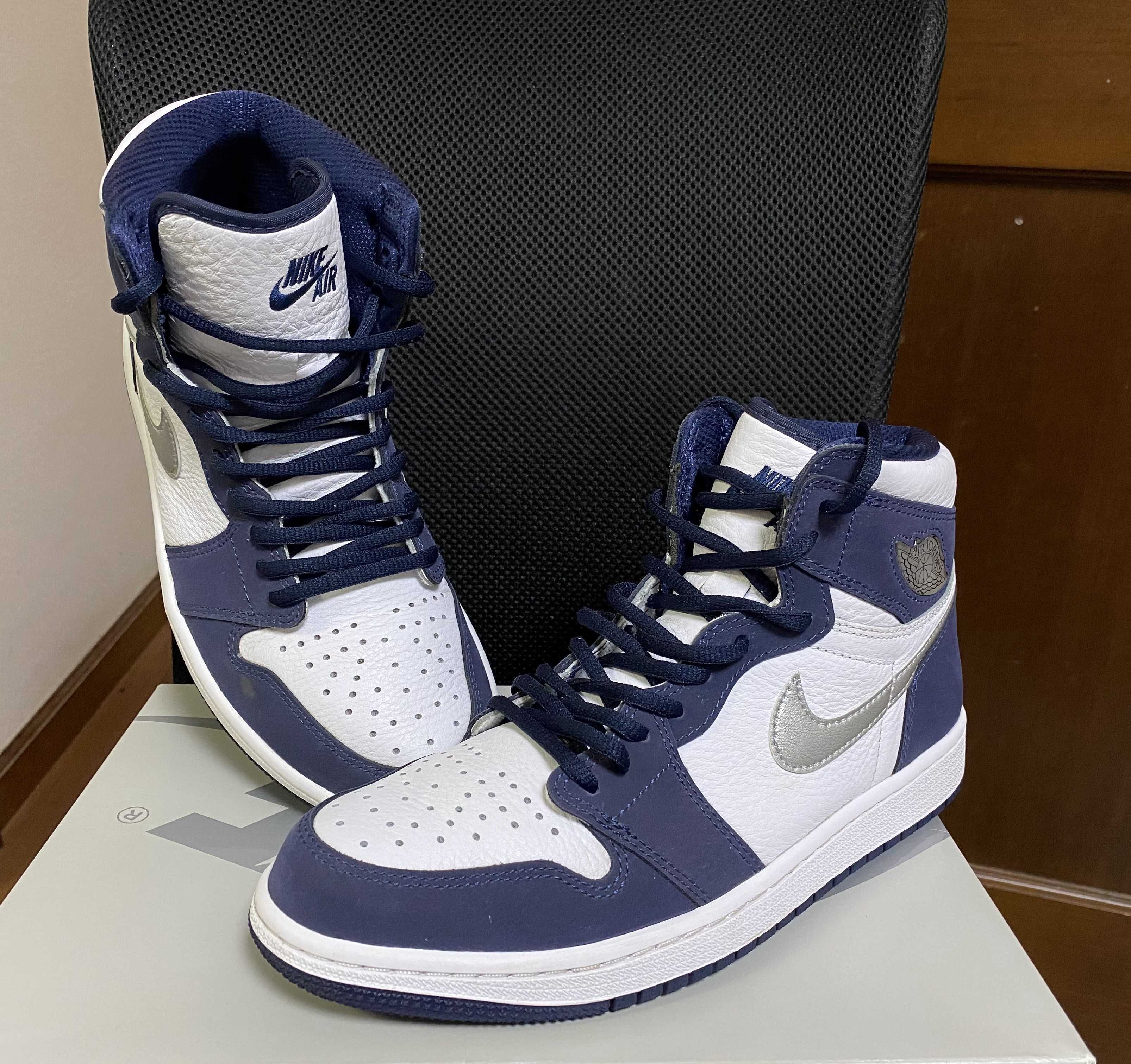 Nike Air Jordan 1 High OG CO.JP "White/Midnight Navy" (2020)(ブリーフケースなし)