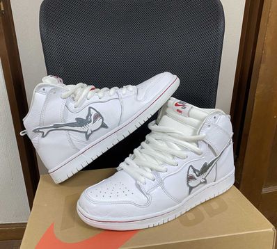 Oski x Nike SB Dunk High "Great White Shark"